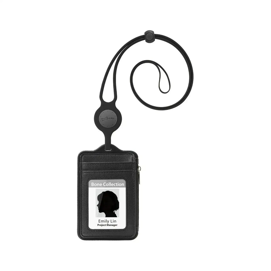 Bone Collection Lanyard Wallet-Genuine Leather